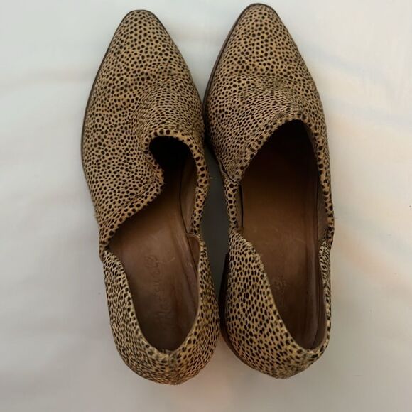 Madewell "The Brady Lowcut Bootie" Spotted Calf Hair size 10 - Picture 8 of 10
